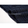 Women's Knitted Boat-Neck Textured Pointelle Pullover